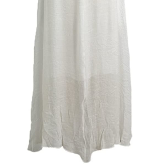 White Linen vintage maxi dress - Picture 4 of 4